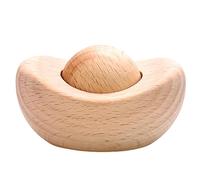 Car Diffuser, Flameless Odour and Odour Eliminator, Wooden Car Diffuser in Antique Chinese Coin Design, Release the Fragrance Function and Create a Gentle Atmosphere