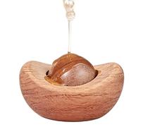 Car Diffuser, Flameless Wooden Fragrance Dispenser, Long-Lasting Wooden Car Perfume Diffuser with Old Chinese Design, for Indoor, Home, Hotel, Vehicle, Bedroom, Living Room