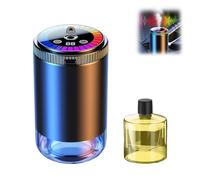 Car Diffuser, Smart Air Freshener, Automatic On/Off, Intelligent Induction Vibration, Suitable for Car, Office, Home, Bedroom, With a Cologne Essential Oil