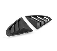 Car Diffuser Valence Side Rear Quarter Side Window Louver Shutter Trim Spoiler Outlet Vent Panel Carbon Fiber Compatible With Mitsubishi For Lancer For EVO 2009-2016