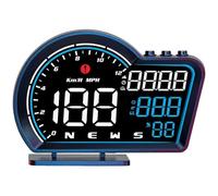 Car Digital GPS Speedometer, Universal G16 Heads Up Display with Large Screen, Auto Brightness Adjustment, Speed Alerts for All Vehicles