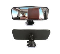 Car Dipping Interior Rear View Mirror with Suction Mount - Wide Angle Adjustable Baby Car Mirror for Learner Drivers & Driving Instructors - 20x6cm Interior Mirror for Safe Driving Test