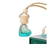 Car Disodrier Disodrier Diffuser Car Disodrier Bottle - 5ml Small Hearts Hanging Car Perfume Bottle | Empty Glass Perfume Bottles Ornament