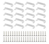 Car Display Wall Mount 20 Pcs Stable Vertical F1 Car Display Wall Mounts Compatible with Lego Speed Champion Series (Transparent)