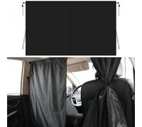 Car Divider Curtains, 134 x 78 cm, Sun Protection, Car Parting Privacy Curtain, Removable Car Privacy Curtain, Black, Car Window Blackout for Motorhome, Camping Accessories