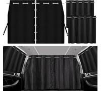 Car Divider Curtains for VW CADDY V | Typ SB | BJ ab 2020, Privacy Divider Curtain Car Window Shades Sun Shade Blackout Travel Privacy Shield 2 Pieces