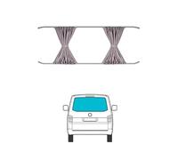 Car Divider Curtains Sun Shade Rear Cover For Renault Trafic 2001-2014 Tailgate Grey Van Curtains Black Detachable Simple Sun Shades Side Window Covers Travel Car Divider Privacy Protection Curtains