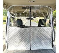 Car Divider Isolation Curtain Air-Conditioning Sunshade Privacy Heat Insulation Curtain Kits with Zipper Fit for Fo-rd Transit Custom Camper Van Caravan Motorhome