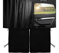 Car Divider Privacy Curtains, Sun Shades Side Window Covers, Car Seat Partition Curtain Revents Peeping & Protects Privacy, Universal Car Divider Curtain Between Rear Seat for SUV Vehicle