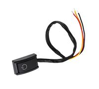 Car DIY ON/OFF Button Switch 12V 200mA Sticky Switch Paste Type for Compact Modification for DIY Enthusiasts