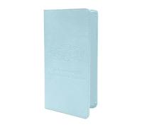 Car Document Holder Organiser, Leather Vehicle Insurance and Registration Holders Wallet Case Travel Card Holder for ID Card, Driving Licence, Key Contact Information Cards, Light Blue