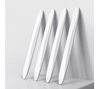 Car Door Anti-Collision Strip For Citroen e-C4 Hatchback 2020-2023, Doors Protection Sticker Transparent Edge Guards Protectors Strips Accessories,White-Four pcs