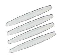 Car Door Anti-Scratch 4/6 Piece Universal Front Rear Bumper Corner Protector Guard Car Anti-collision Protection Decoration Strip Protector Rubber(Transparent-4)