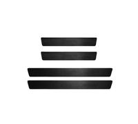 Car Door Anti-Scratch 4PCS/5PCS Set Carbon Fibre Threshold Protection Strip Universal Anti-scratch And Anti-collision Door Decorative Sticker Protector Rubber(4pcs)