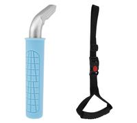 Car Door Assist for Elderly Seniers Disabled, Car Door Handle with Latch Grab Portable Vehicle Support Armrest Mobility Aids for Getting in and Out of Cars Breaker Emergency Escape(Blue)