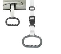 Car Door Assist Handle - Wear Resistant Nylon Seat Back Grip Gray, Portable Buckle Support Tool, Multipurpose Vehicle Aid Accessory | Elderly Mobility Help, Pregnant Entry, Daily Car Travel