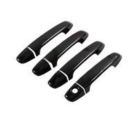 Car Door Door Handle Covers for Camry 7th Generation 2012-2017, ABS Car Door Handle Catch Cover ABS Exterior Accessories,Handle- Bright Black