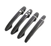 Car Door Door Handle Covers for CRV 2012-2016, ABS Car Door Handle Catch Cover ABS Exterior Accessories, gewone handgreep - koolstofvezel