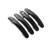 Car Door Door Handle Covers for Ford Focus 2012-2018, ABS Car Door Handle Catch Cover ABS Exterior Accessories,Ordinary Handle-Bright Black
