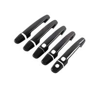 Car Door Door Handle Covers for RAV4 Five Door 2009-2012, ABS Car Door Handle Catch Cover ABS Exterior Accessories, Bright Black