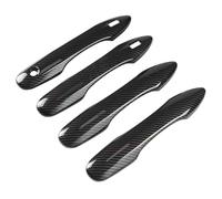 Car Door Door Handle Covers for Toyota Camry 8th 9th Generation 2018-2024, ABS Car Door Handle Catch Cover ABS Exterior Accessories, smart Double-Hole-Carbon Fiber