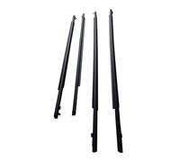 Car Door Edge Guard 4pcs Black Rubber Car Side Window Glass Seal Moulding Trim for Toyota for Prius 2010-2015 Car Door Edge Guards
