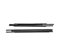 Car Door Edge Guard 4pcs Black Rubber Car Window Glass Seal Moulding Trim for Mitsubishi for Lancer CY CX CZ 2007-2019 Car Door Edge Guards