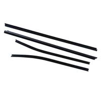 Car Door Edge Guard 4Pcs Outer Window Glass Seal Belt Moulding Trim Rubber Weatherstrip for Isuzu for D-MAX Pickup 2010-2015 Car Door Edge Guards