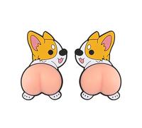 Car Door Edge Guard Protector Sticker Scratch Decorative Vinyl Film For Vehicle Exterior Accessories Cute Shiba Inu Design Dsy199 (6X3CM)