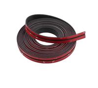 Car Door Edge Guard Protector Strips Rubber Car Roof Windshield Seal Strip Auto Window Edge Protector Strips Waterproof Dustproof T-Shape Sealing