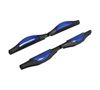 Car Door Edge Guard Strip With Bump Stop Protectors - Rear Front Dent Reflectors Clip On Scratches Protection (Blue)