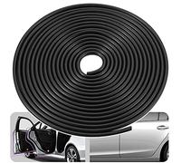 Car Door Edge Protector, 10M Black Trim and Rubber Seal Protection with U-Shape Door Protector Edge Guard, Fit for Most Cars (Black, 32FT)