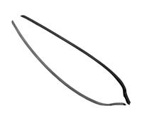 Car Door Edge Protector 2 Pieces Outside Windshield Side Hard Rubber for Fiesta 2009-2014 Windscreen Protective Strip Glass Weatherstrip Seal