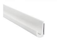 Car Door Edge Protector 4.9m/16ft Rubber Waterproof Sealing Strip Caravan Motorhome Camper for Vans Cars RVs Gutter Rain Guard Drip Stop Rv Camper Car Door Edge Guards(4.9m-White)