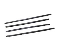 Car Door Edge Protector 4 Pieces Outside Windows Glass Rubber MN117612 Sealing Weather Strip 5757a336 for Montero KG for Pajero Sport 2nd KH Glass Seal Belt