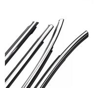 Car Door Edge Protector 4PCS Car Outer Windows Rubber Weatherstrip for Hyundai for Tuscon IX35 2010-2015 Waterproof Pressure Strip Sealing Strip Accessories Car Door Seal Protector(Chrome)