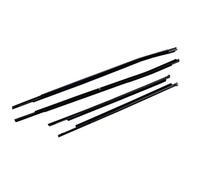Car Door Edge Protector 4PCS Car Rubber Weatherstrip Glass Window Molding Trim Seal Belt for Toyota for HILUX for REVO 2016-2021 68210-0K010 Car Window Door Seals