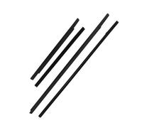 Car Door Edge Protector 4Pcs Car Side Window Glass Sealing Trim Rubber Weatherstrip Waterproof Pressure Weather Strip for Nissan D22 Car Door Edge Guards