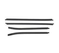Car Door Edge Protector 4PCS Car Window Weatherstrip Seal Belt Moulding Trims Rubber 68161 0K010 for Toyota for Hilux SR5 for Vigo MK6 Pickup 2005-2015 Car Door Edge Guards