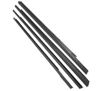 Car Door Edge Protector 4Pcs Eals Outside Window Glass Rubber for Peugeot 301 2013 2014-2017 Protect Weather Strip Door Sealing Seal Moulding Trim(Black)