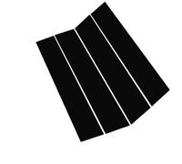 Car Door Edge Protector 4Pcs Glossy Black Pillar Posts For Toyota For Yaris For Cross XP210 2020-2025 Window Decoration Cover Door Side Trim Sticker