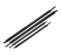 Car Door Edge Protector 4PCS Outer Windows Rubber Weatherstrip Waterproof Pressure Sealing Belt Moulding Trim for Mondeo 2001-2007 Car Door Seal Protector