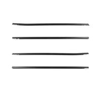 Car Door Edge Protector 4Pcs Window Glasses Seals Decoration Weatherstrip Rubber Trim Sealing Strips for Civic 2001-2019 Car Accessories Edge Trim