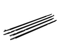 Car Door Edge Protector 4Pcs Window Moulding Trim for Toyota for Hilux SR5 for Vigo MK6 2005-2015 Weatherstrip Seal Side Door Glass Rubber Waterproof 68161-0K01 Car Window Door Seals
