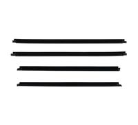 Car Door Edge Protector 4Pcs Window Outer Weatherstrip for Toyota for Fortuner 2004-2015 Side Door Moulding Trim Seal 68161-0K010 68164-0K020 68162-0K010 Car Window Door Seals