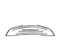 Car Door Edge Protector Car Exterior Sticker Door Black Window Strip Trim Body Molding Cover Glass Moulding For Volvo V60 S60 S90 XC60 XC90 2015-2023(XC60 2018-2023)