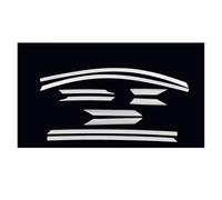 Car Door Edge Protector Car Window Abc-pillars Decorative Sticker Exterior Cover Trim Strip For Hyundai For Tucson TL 2015-2019(10pcs)