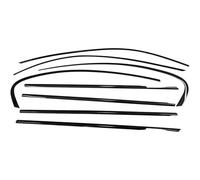 Car Door Edge Protector Decorate Gloss Black For BMW For 5 Series F10 2011-2017 Side Window Frame Cover Trim Molding Sealing Strip Anti-Scratch Anti-Bump