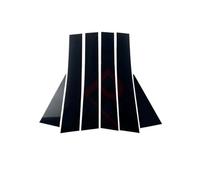 Car Door Edge Protector For Chevrolet For Captiva 2007-2018 Door Side Pillar Posts Door Side Window Decoration Sticker Cover Gloss Paino Black(Black)