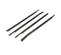 Car Door Edge Protector for Toyota for Tundra for Crew Max 2007-2019 4Pcs Outer Window Weatherstrip Glass Seal Belt Trim Sealing Rubber Strips 68160-0C020 Car Edge Trim